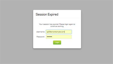 Session Expired! .